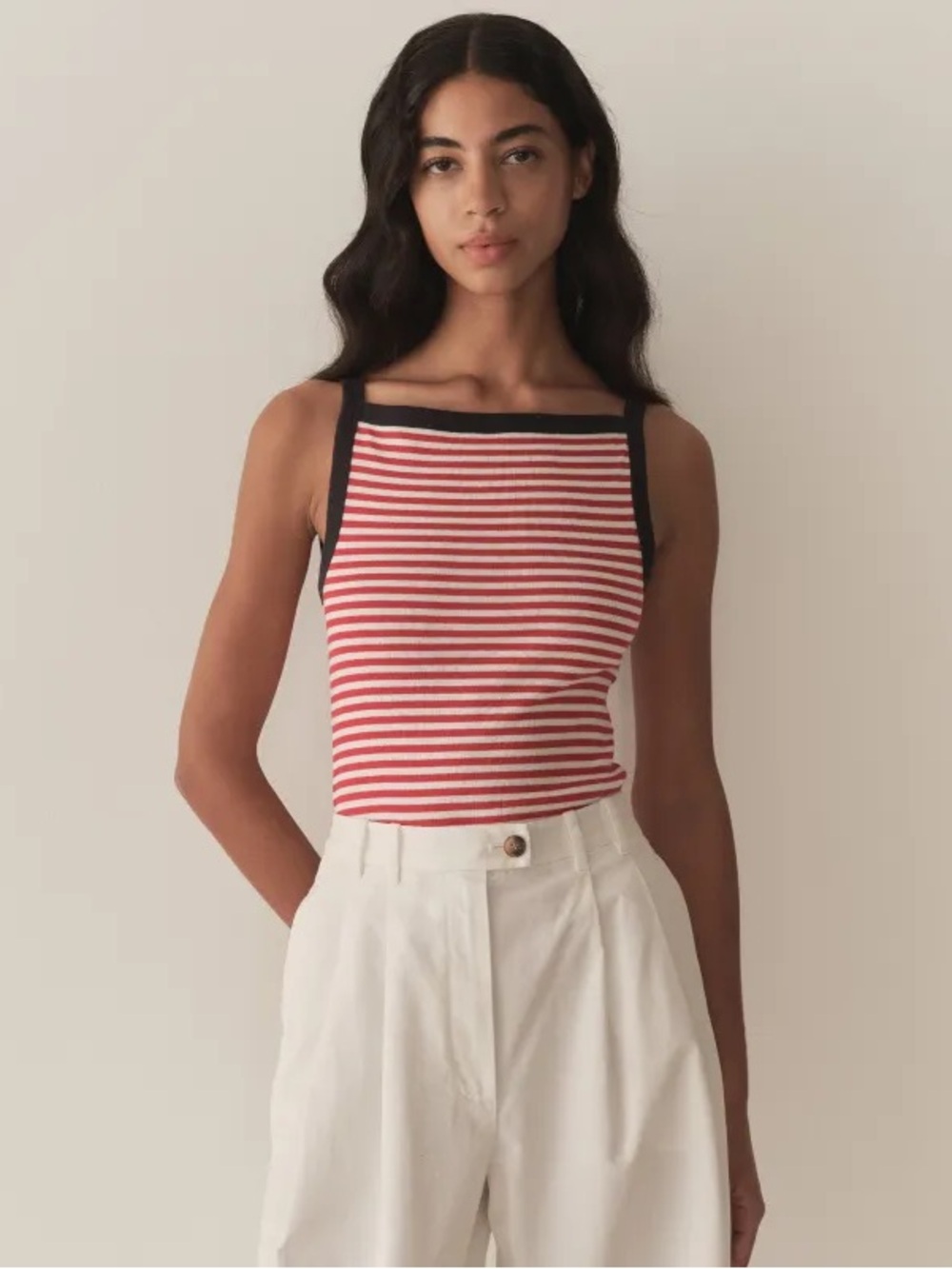 DOEN ANDREA STRIPED NANTUCKET TANK